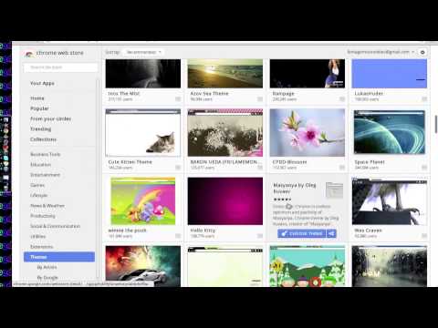 how to change google background