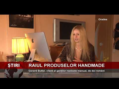 Gerard Butler, client al genților realizate manual, de doi români