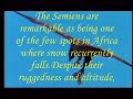 Heritage Of  Ethiopian Semien Mountains_part2of3