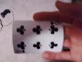 Disappearing card trick