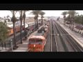 Rare! BNSF SD70ACE leads stacks and a Meet!