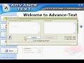 Advance Text Tutorial