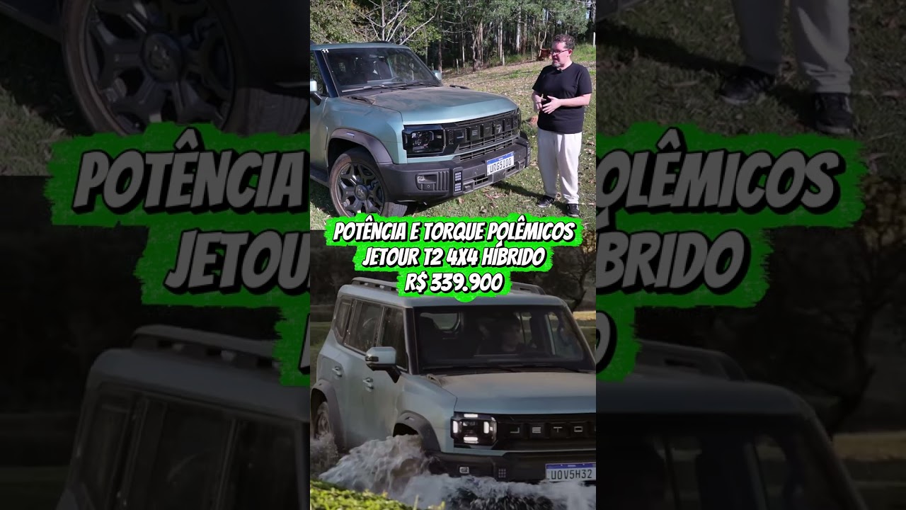 600 CAVALOS DE VERDADE? A polêmica do Jetour T2 4x4! 🐎🤔
