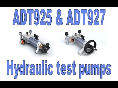Additel ADT925 and ADT927 High Pressure Hydraulic Pumps