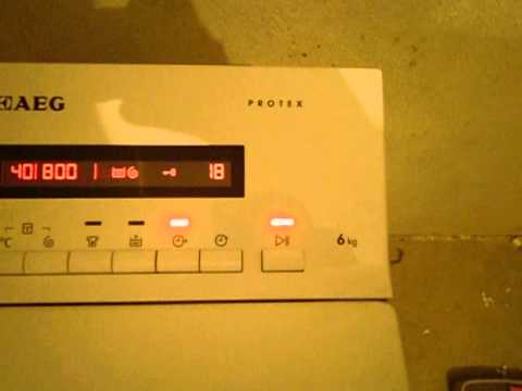 how to drain aeg lavamat
