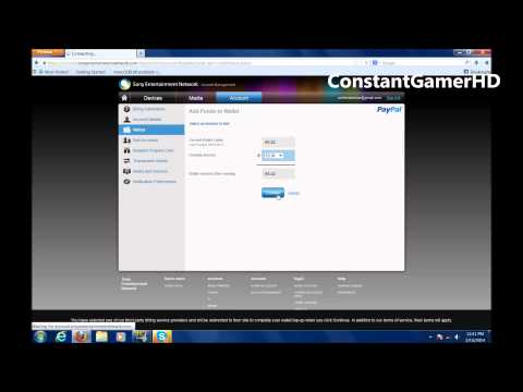 how to add funds to playstation wallet