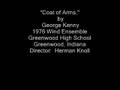 Coat of Arms 1976 Greenwood High School Wind Ensemble