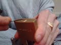 Lock picking Brass Master padlock