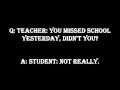 Funny Jokes To Tell Your Teacher