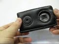 PDair Leather Case for Nokia N95 (8GB) - Flip Type (Black)
