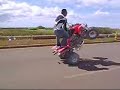 Radson doing wheelie
