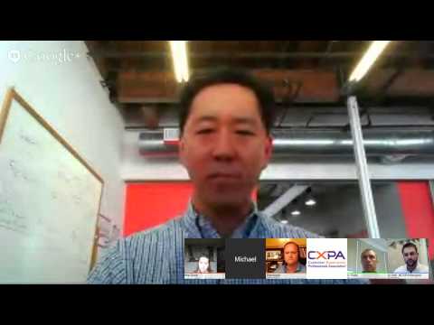 Google+ Hangout with the CX Experts: CX Strategy Google+ Hangout with the CX Experts: CX Strategy