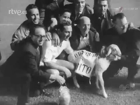 Real Madrid vs. River (1965). Partido homenaje a Paco Gento.