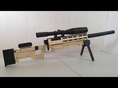 How To Make Airsoft Sniper Rifle From Cardboard