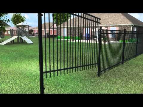 how to fit wrought iron gates