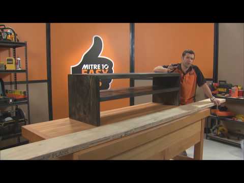 how to build a tv stand with doors