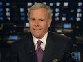 After bringing viewers the news for nearly 23 years, NBC anchor Tom Brokaw gave his parting words on December 1, 2004, expressing gratitude for what he got in return. (Aired on NBC Nightly News with Tom Brokaw on 12-01-04) Transcript: Well the time is here. We've been through a lot together through dark days and nights and seasons of hope and joy. Whatever the story I had only one objective, to get it right, when I failed, it was personally painful and there was no greater urgency than course correction. On those occasions, I was grateful for your forbearance and always mindful that your patience and attention didn't come with a lifetime warranty. I was not alone here, of course. I am simply the most conspicuous part of a large, thoroughly dedicated and professional staff that extends from just beyond these cameras, across the country and around the world, in too many instances in places of great danger and personal hardship and they're family to me. What have I learned here? More than we have time to recount this evening, but the enduring lessons through the decades are these: It's not the questions that get us in trouble, it's the answers. And just as important, no one person has all the answers. Just ask a member of the generation that I came to know well, the men and woman who came of age in the Great Depression, who had great personal sacrifice, saved the world in World War II and returned home to dedicate their lives to improving the nation they had already served <b>...</b>