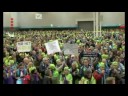 Leraren voeren actie in Veemarkt