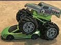 Classic Game Room - MONSTER JAM for DS with GRAVE DIGGER for K'NEX review!