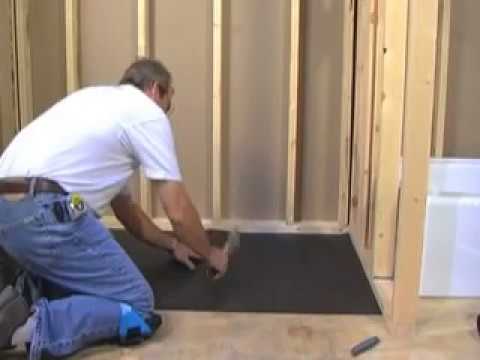 install - Learn how to make and tile your own shower pan.