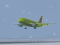 Caelum No.5 ~ Siberia A319 landing at Domodedovo