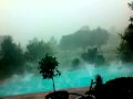 تساقط البرد في امريكا سبحان الله