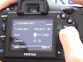 Pentax K20D - Menu - funkcje podstawowe