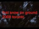 2008 first snow toronto backyard 2008 first snow toronto backyard