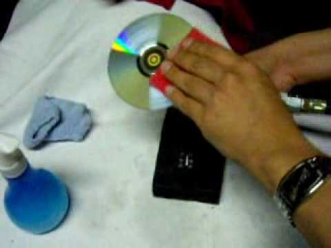 how to repair a scratched dvd