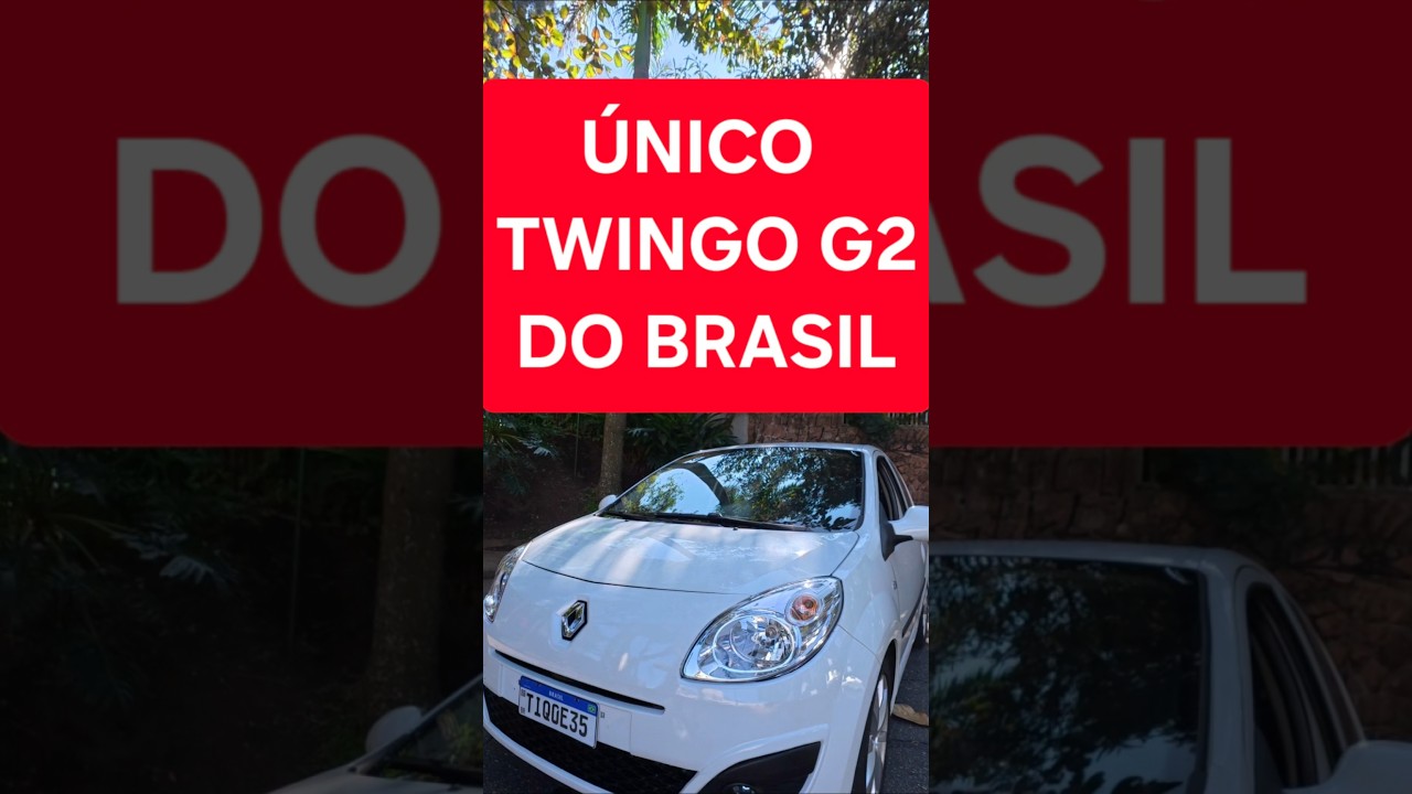 TWINGO SEGUNDA GERAÇÃO! ÚNICO NO BRASIL!