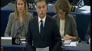 Orbán Viktor felszólalása a strasbourgi EP-vitában