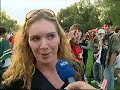 Pyranja Silbermond Denyo bei Laut gegen rechts in Schwerin