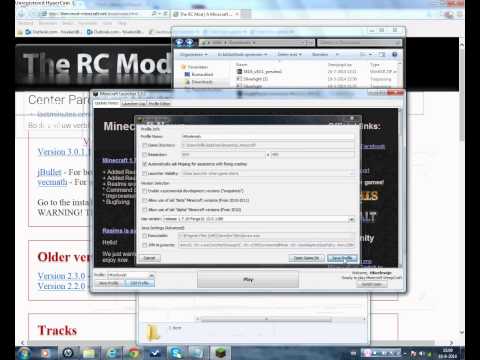 how to install minecraft rc mod