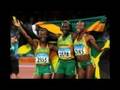 Usain BOLT 100m 9.69!! and 19.30 200m Shelly Ann FRASER 10.78!!! @ BEIJING!!!! BREAKS WORLD RECORDS The Fastest Men And Women on EARTH!!!!! Jamaican Olympians Beijing 2008