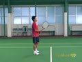 レシーブ／両手バック　横