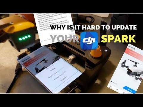 PROBLEMS UPDATING DJI SPARK FIRMWARE