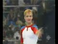 russian diva svetlana khorkina 1999 floor exercise worlds