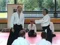 Tamura performing yokomen uchi shiho nage Tamura performing yokomen uchi shiho nage