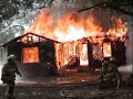 Hillsborough County Fire Rescue Live Fire Training Burn