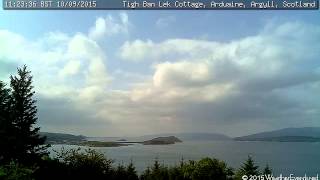 10 September 2015 - Tigh Ban Lek Cottage WeatherCam Timelapse