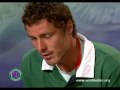 Marat サフィン's interview after beating Novak ジョコビッチ