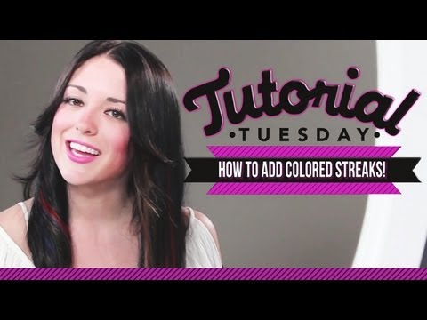 colored hair - Selena Gomez Colored Hair Extensions Tutorial! http://bit.ly/SubClevverStyle - Subscribe to ClevverStyle! http://Twitter.com/ClevverStyle- Follow Us! Brianna...