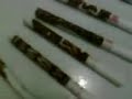 clove cigarette art . it draw batik on the cigarrete with coffee lees.