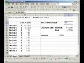 view and download video Get the Net Present Value of a Project Calculation - Finance in Excel - NPV()