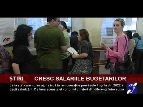 Cresc salariile bugetarilor