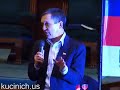Dennis Kucinich addresses impeachment at PDA event