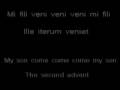 One Wing Angel FFVII AC Version Lyrics