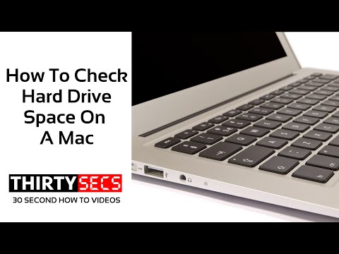 how to check hard drive space on mac