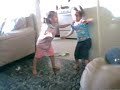 my baby dancing to the wall