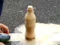 1 litre of diet coke and 3 mentos lol it was not as gud as the other lol